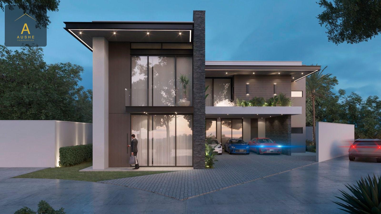 Aushe Properties Villa 4 - Front Exterior